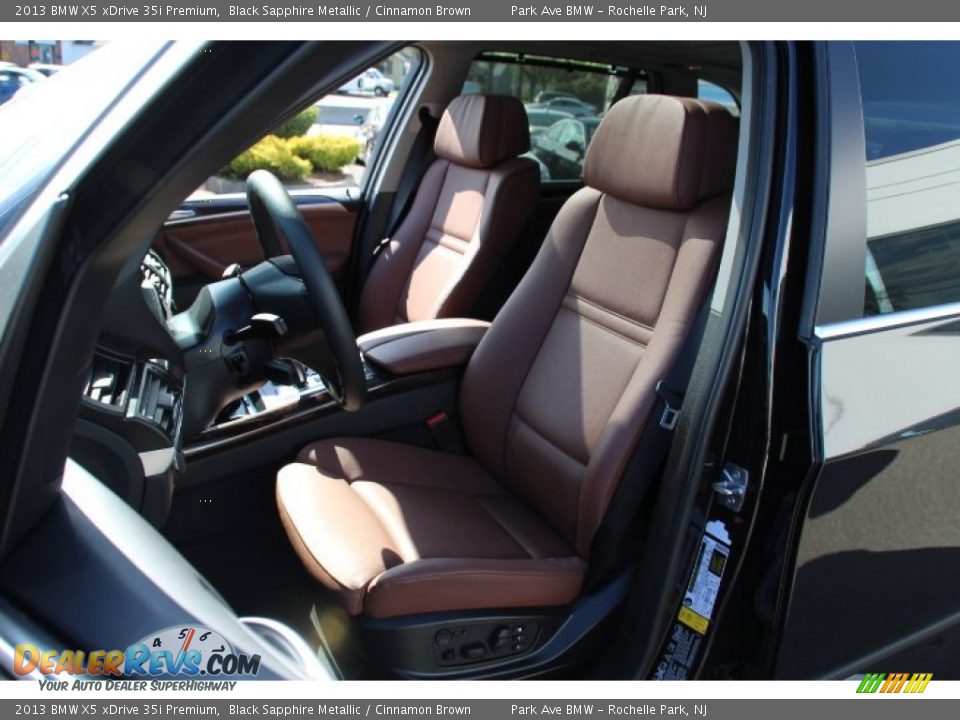 2013 BMW X5 xDrive 35i Premium Black Sapphire Metallic / Cinnamon Brown Photo #12