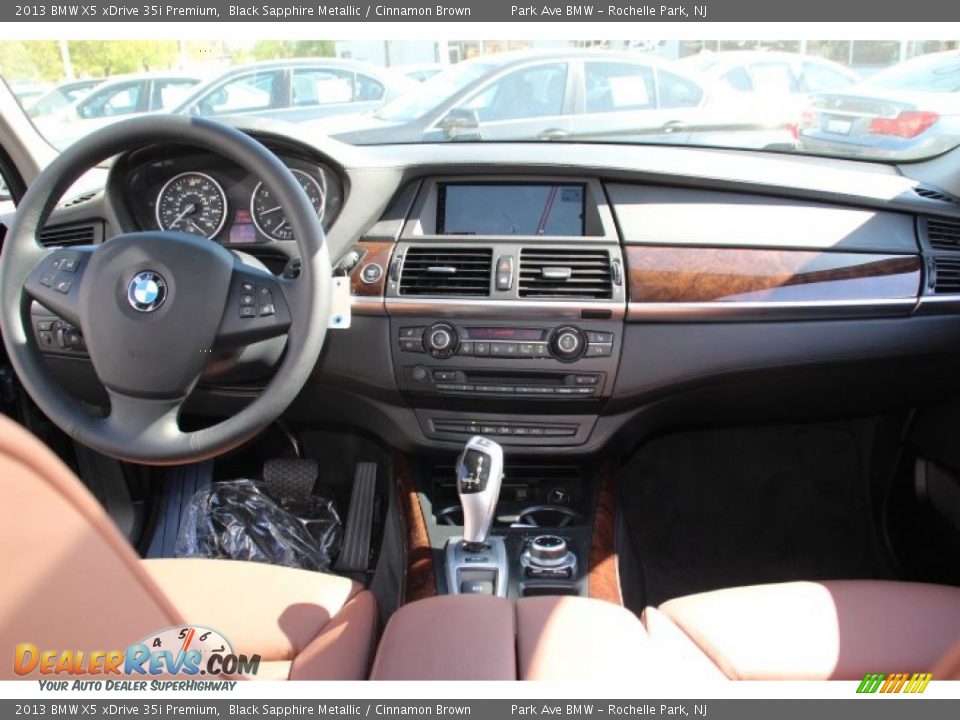 2013 BMW X5 xDrive 35i Premium Black Sapphire Metallic / Cinnamon Brown Photo #13