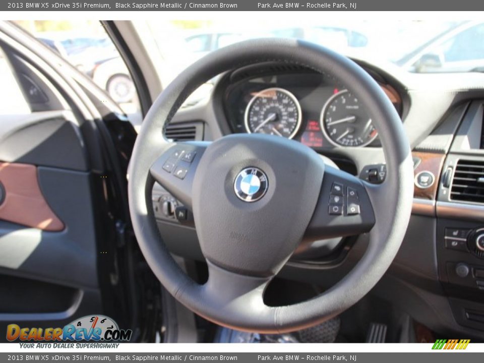 2013 BMW X5 xDrive 35i Premium Black Sapphire Metallic / Cinnamon Brown Photo #16