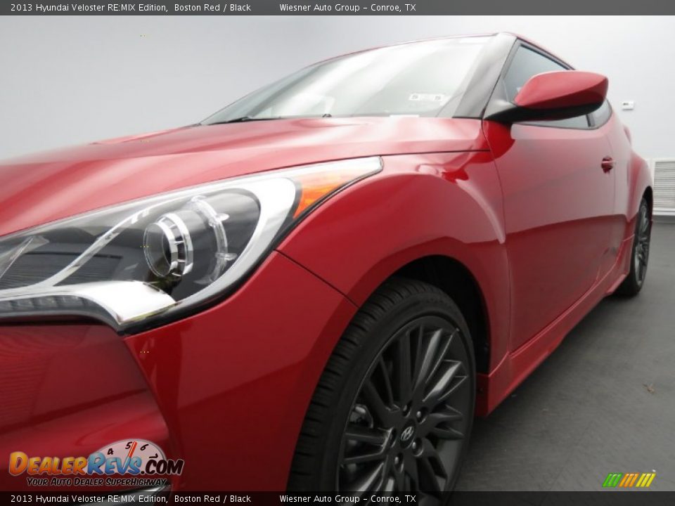 2013 Hyundai Veloster RE:MIX Edition Boston Red / Black Photo #2
