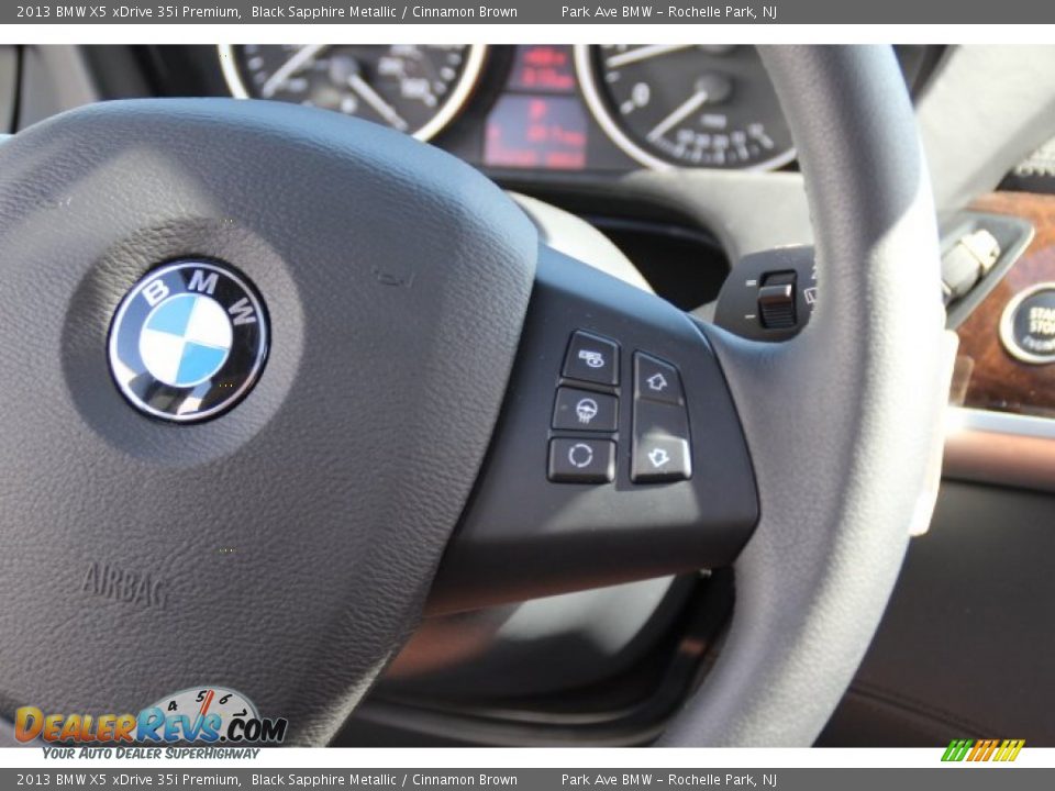 2013 BMW X5 xDrive 35i Premium Black Sapphire Metallic / Cinnamon Brown Photo #18