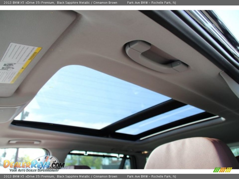 2013 BMW X5 xDrive 35i Premium Black Sapphire Metallic / Cinnamon Brown Photo #20