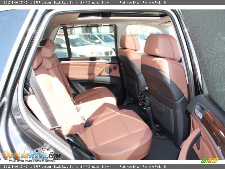 2013 BMW X5 xDrive 35i Premium Black Sapphire Metallic / Cinnamon Brown Photo #26