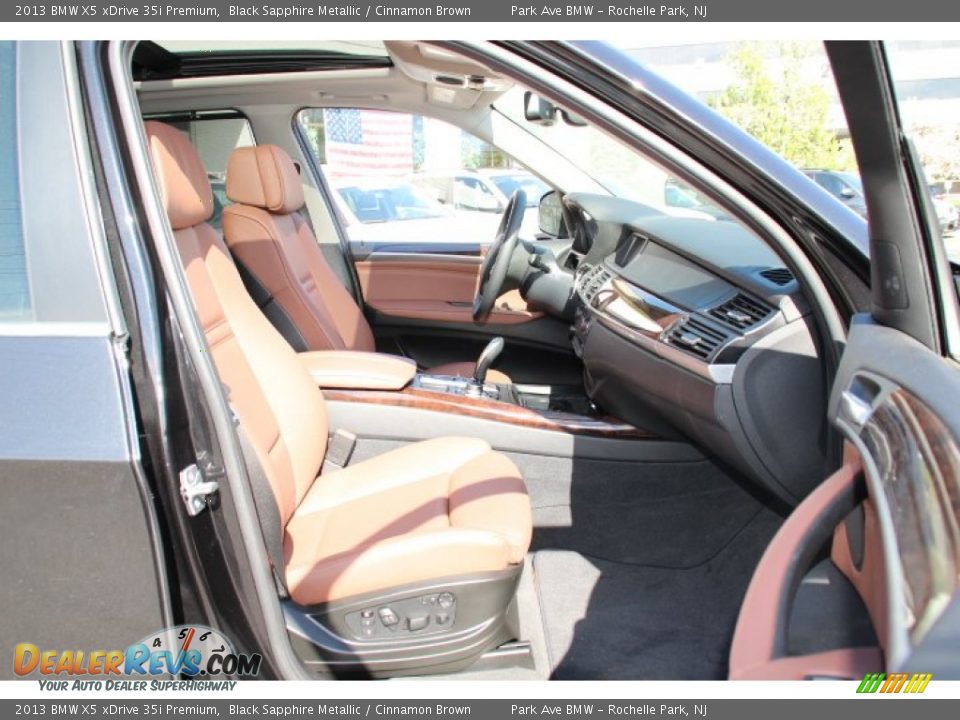 2013 BMW X5 xDrive 35i Premium Black Sapphire Metallic / Cinnamon Brown Photo #30