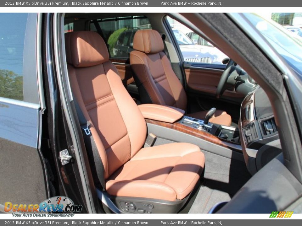 2013 BMW X5 xDrive 35i Premium Black Sapphire Metallic / Cinnamon Brown Photo #31