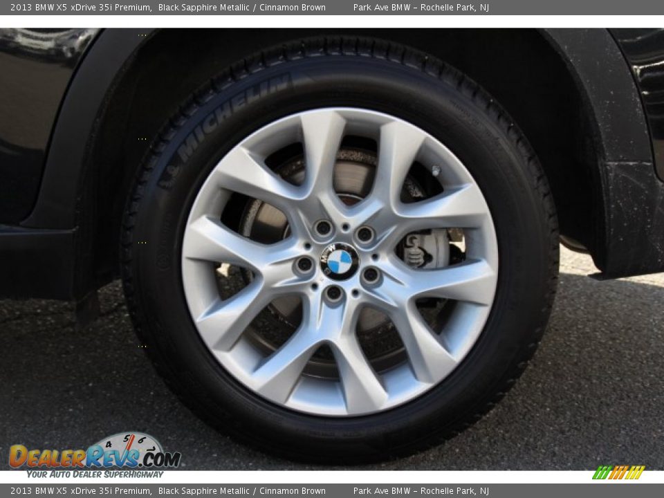2013 BMW X5 xDrive 35i Premium Black Sapphire Metallic / Cinnamon Brown Photo #34