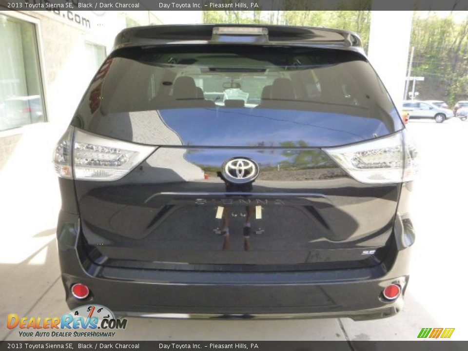2013 Toyota Sienna SE Black / Dark Charcoal Photo #3