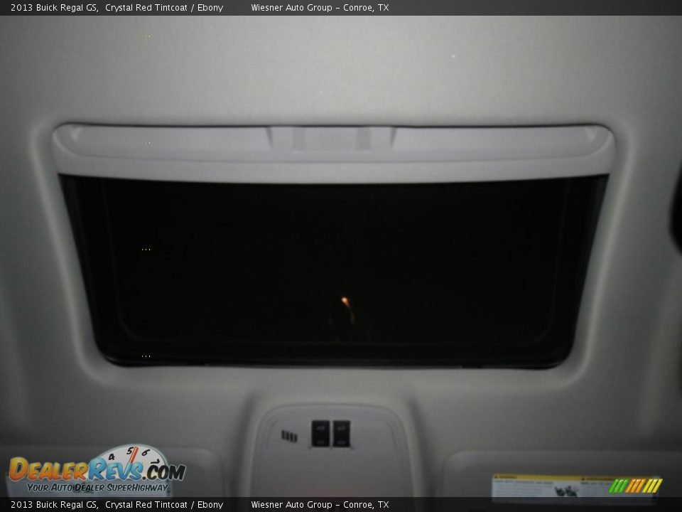 2013 Buick Regal GS Crystal Red Tintcoat / Ebony Photo #6