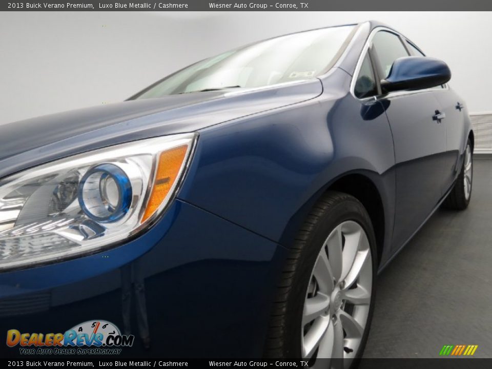 2013 Buick Verano Premium Luxo Blue Metallic / Cashmere Photo #2