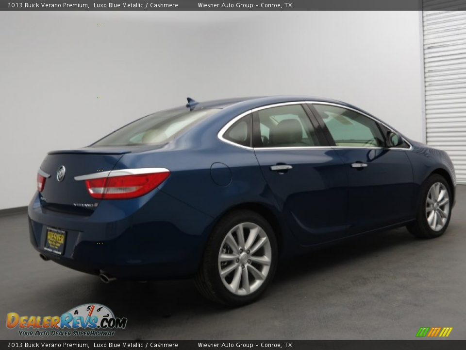 2013 Buick Verano Premium Luxo Blue Metallic / Cashmere Photo #3