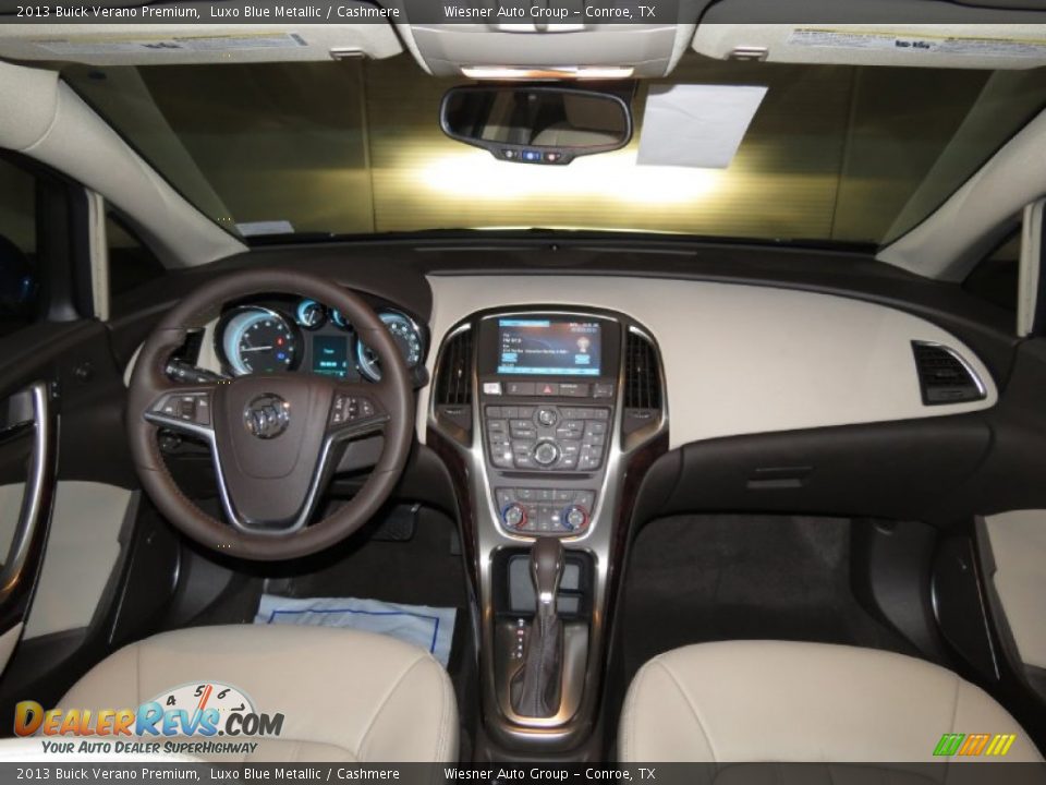 2013 Buick Verano Premium Luxo Blue Metallic / Cashmere Photo #4