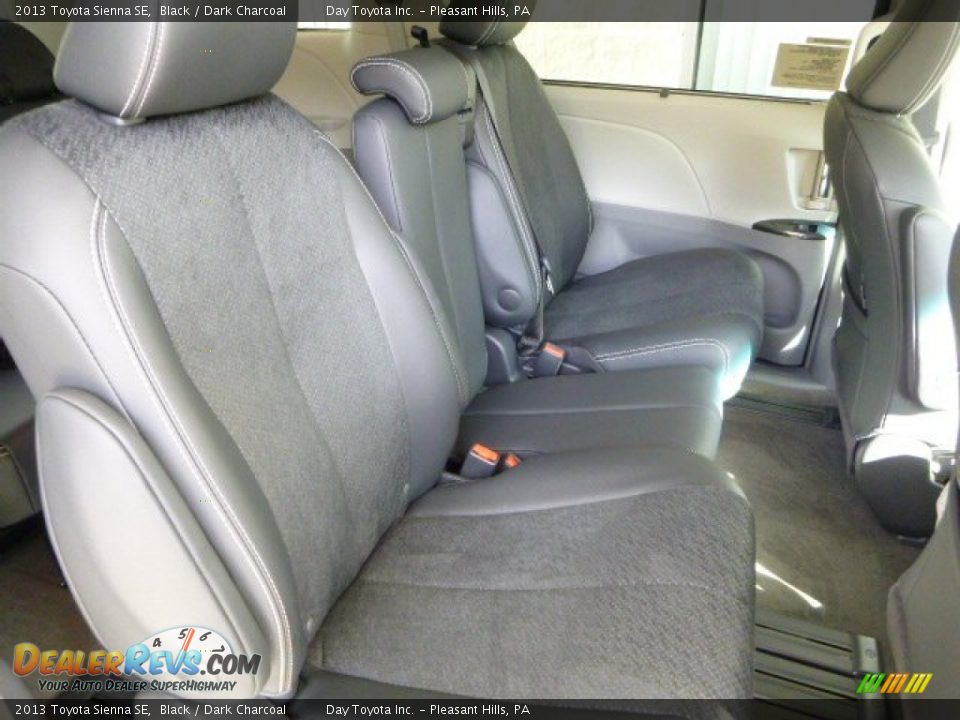 2013 Toyota Sienna SE Black / Dark Charcoal Photo #11