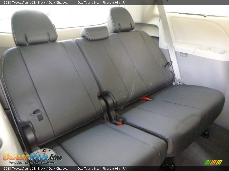 2013 Toyota Sienna SE Black / Dark Charcoal Photo #12