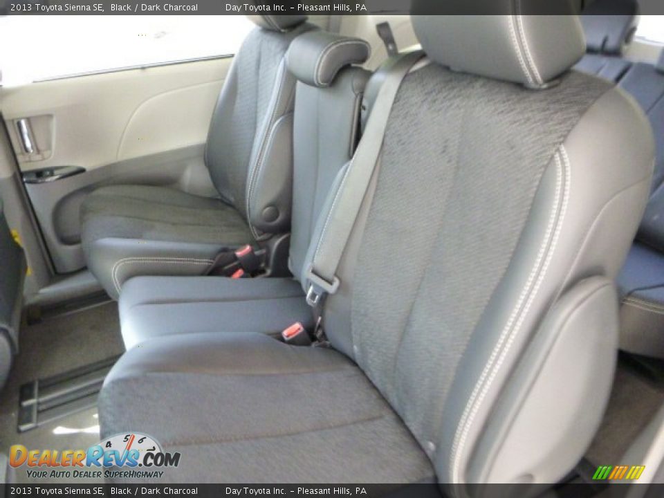 2013 Toyota Sienna SE Black / Dark Charcoal Photo #14
