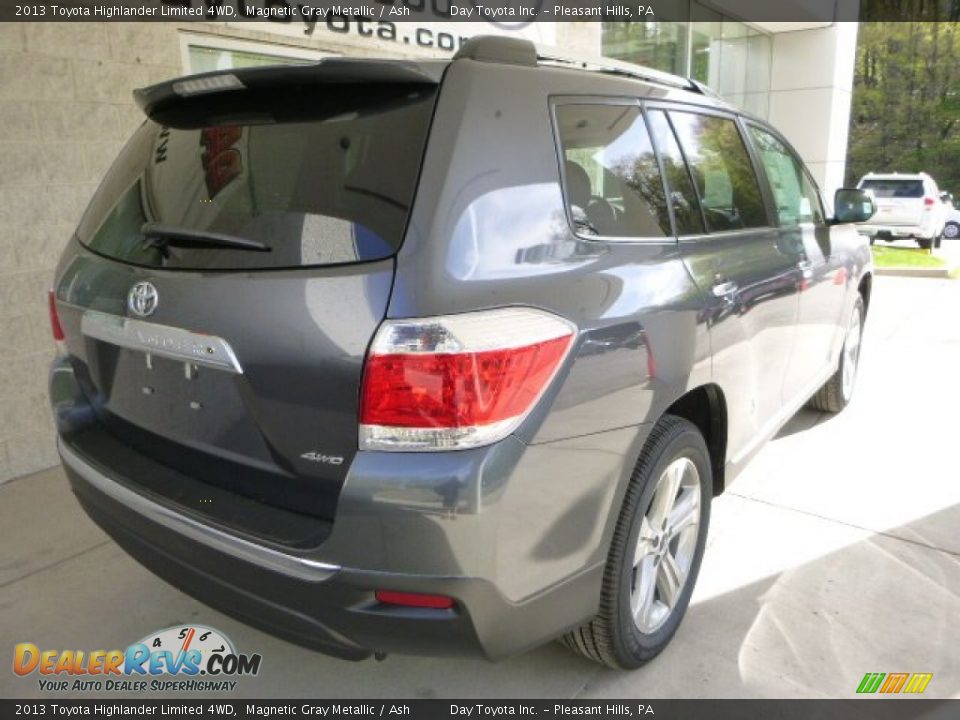 2013 Toyota Highlander Limited 4WD Magnetic Gray Metallic / Ash Photo #2