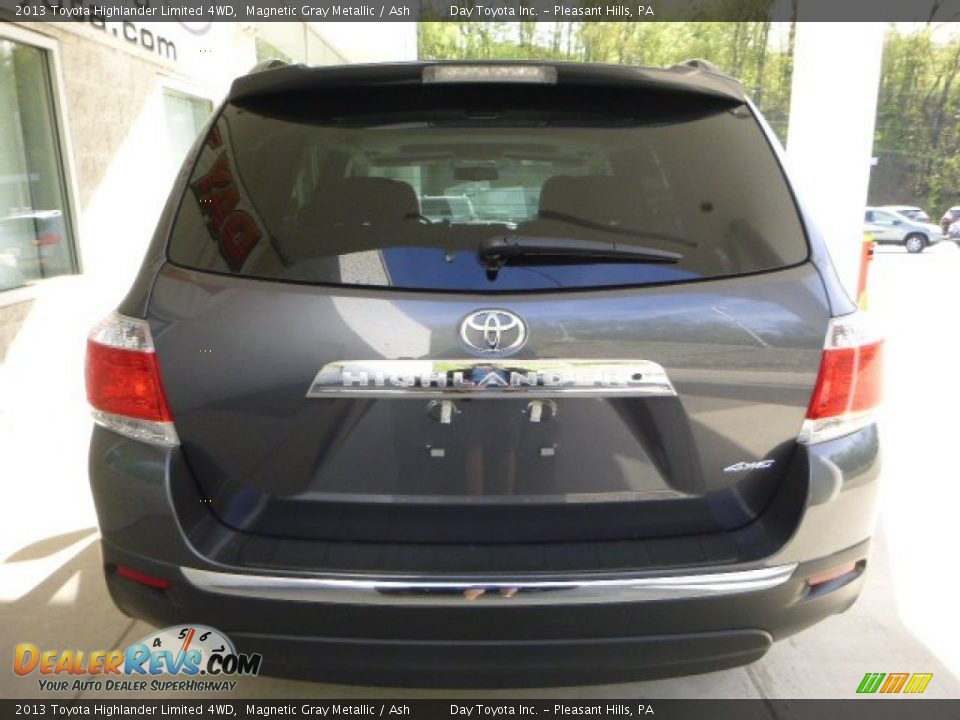 2013 Toyota Highlander Limited 4WD Magnetic Gray Metallic / Ash Photo #3