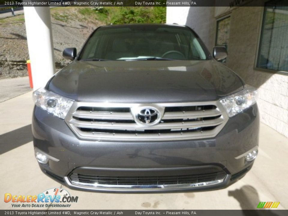 2013 Toyota Highlander Limited 4WD Magnetic Gray Metallic / Ash Photo #6