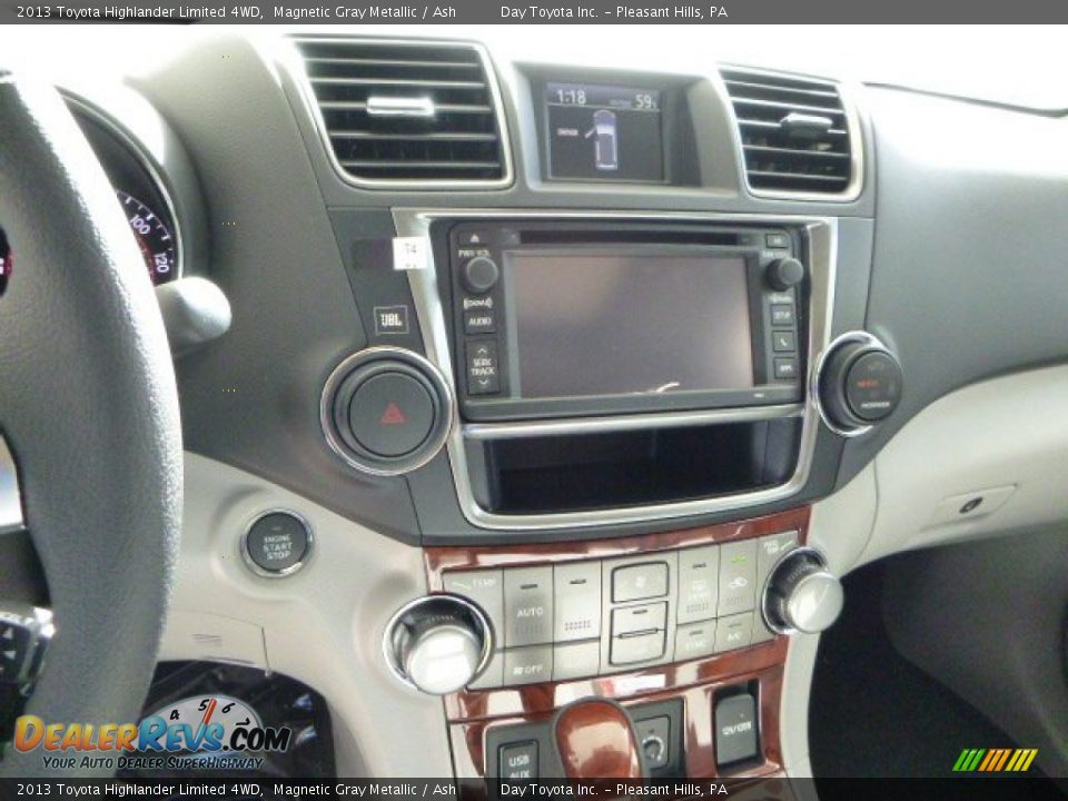 2013 Toyota Highlander Limited 4WD Magnetic Gray Metallic / Ash Photo #18