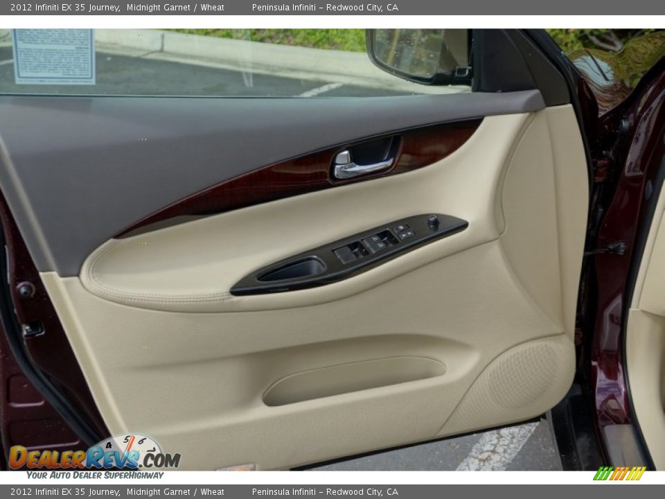 Door Panel of 2012 Infiniti EX 35 Journey Photo #7