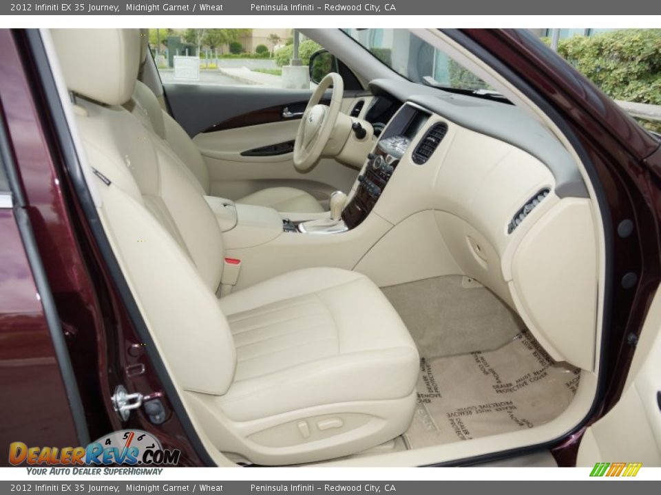 Wheat Interior - 2012 Infiniti EX 35 Journey Photo #9