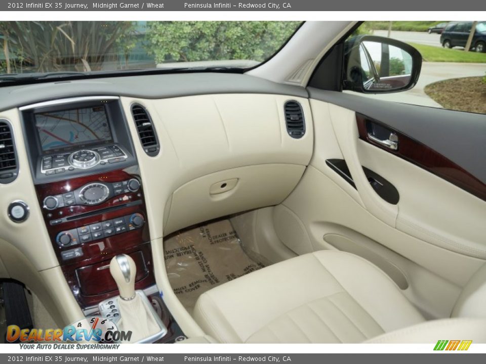 2012 Infiniti EX 35 Journey Midnight Garnet / Wheat Photo #11