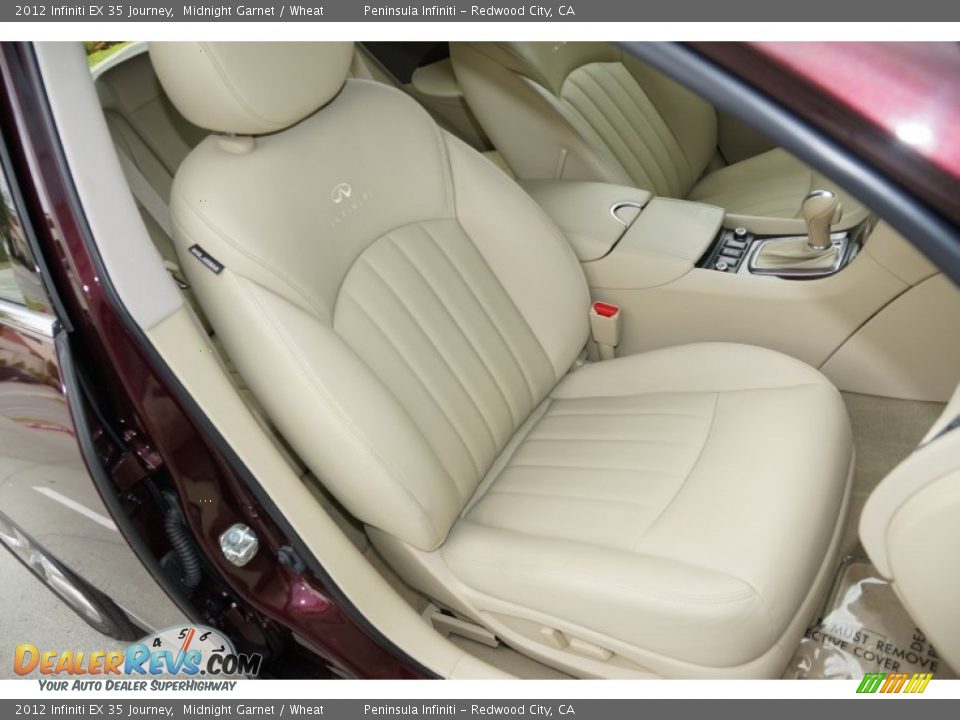 Front Seat of 2012 Infiniti EX 35 Journey Photo #12