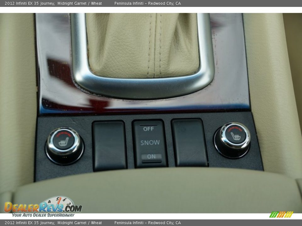 2012 Infiniti EX 35 Journey Midnight Garnet / Wheat Photo #16