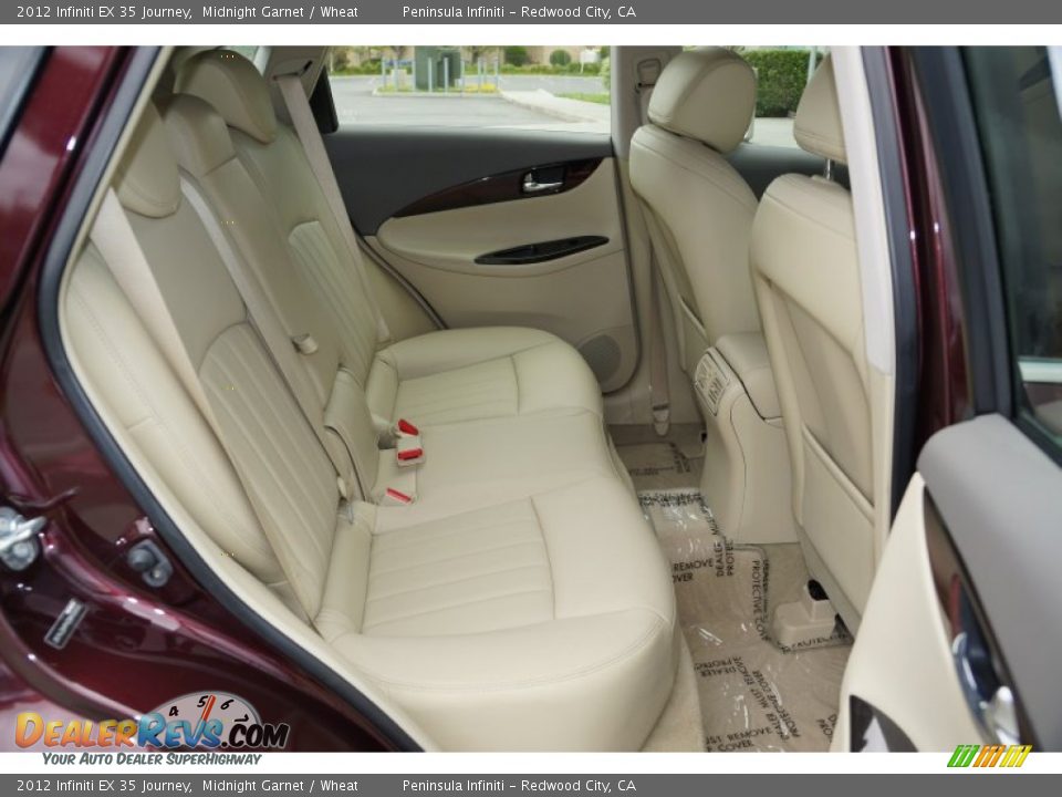 Rear Seat of 2012 Infiniti EX 35 Journey Photo #19