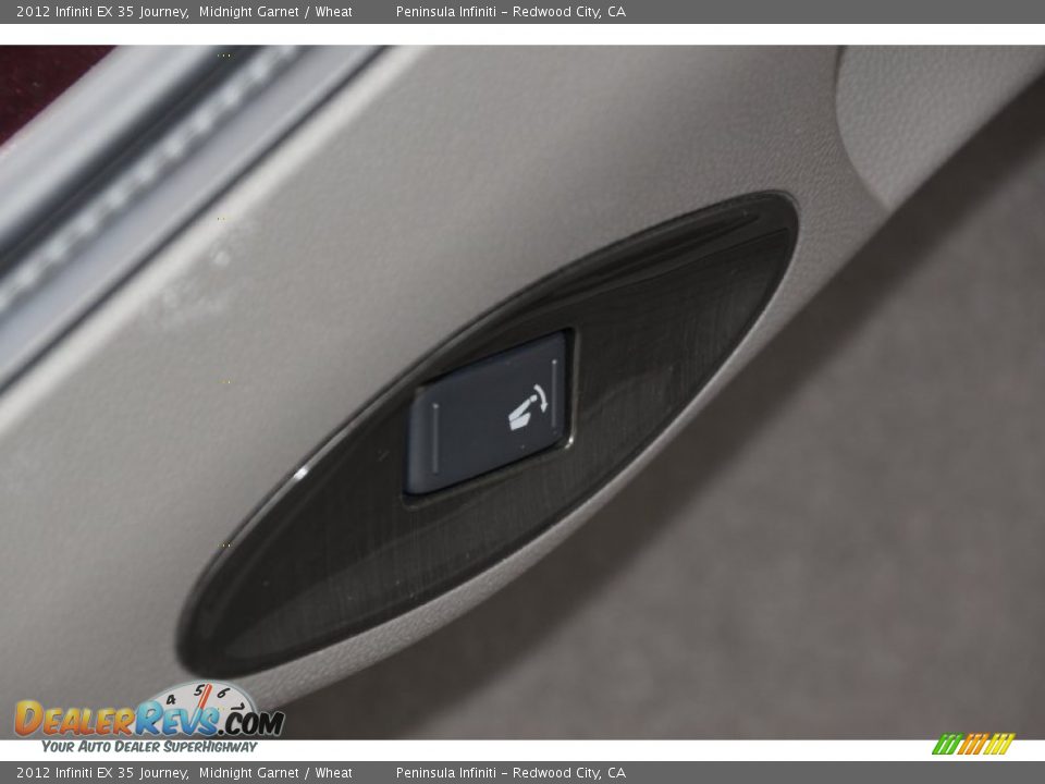 2012 Infiniti EX 35 Journey Midnight Garnet / Wheat Photo #21