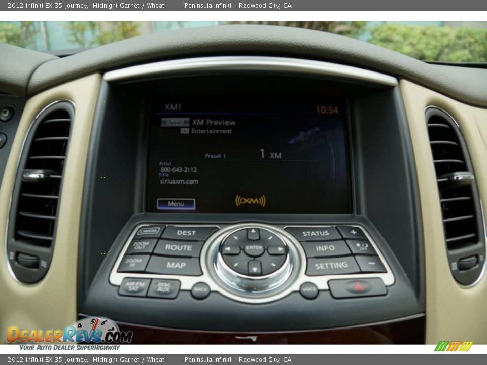 Controls of 2012 Infiniti EX 35 Journey Photo #24