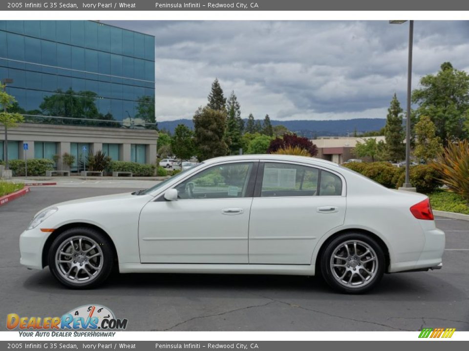 Ivory Pearl 2005 Infiniti G 35 Sedan Photo #4