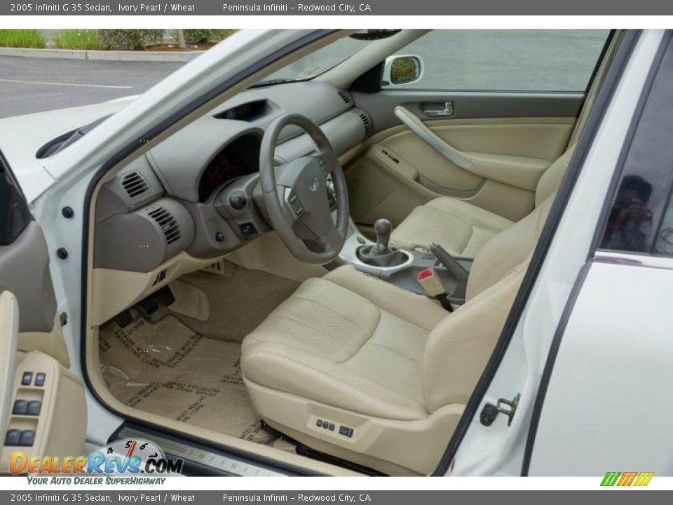 Wheat Interior - 2005 Infiniti G 35 Sedan Photo #8