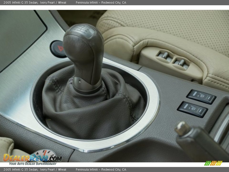 2005 Infiniti G 35 Sedan Ivory Pearl / Wheat Photo #16