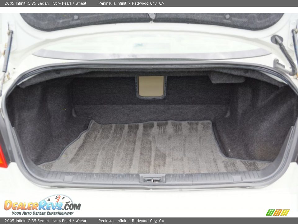 2005 Infiniti G 35 Sedan Ivory Pearl / Wheat Photo #26