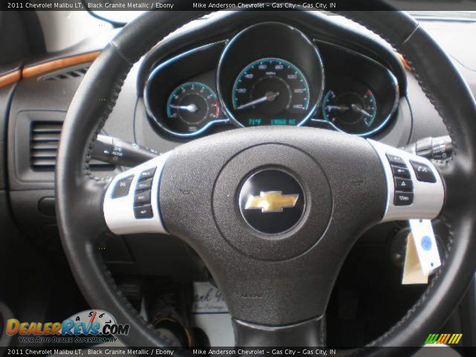 2011 Chevrolet Malibu LT Black Granite Metallic / Ebony Photo #9