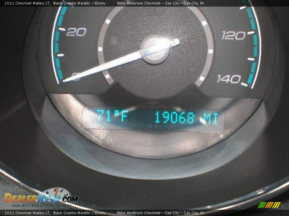 2011 Chevrolet Malibu LT Black Granite Metallic / Ebony Photo #10