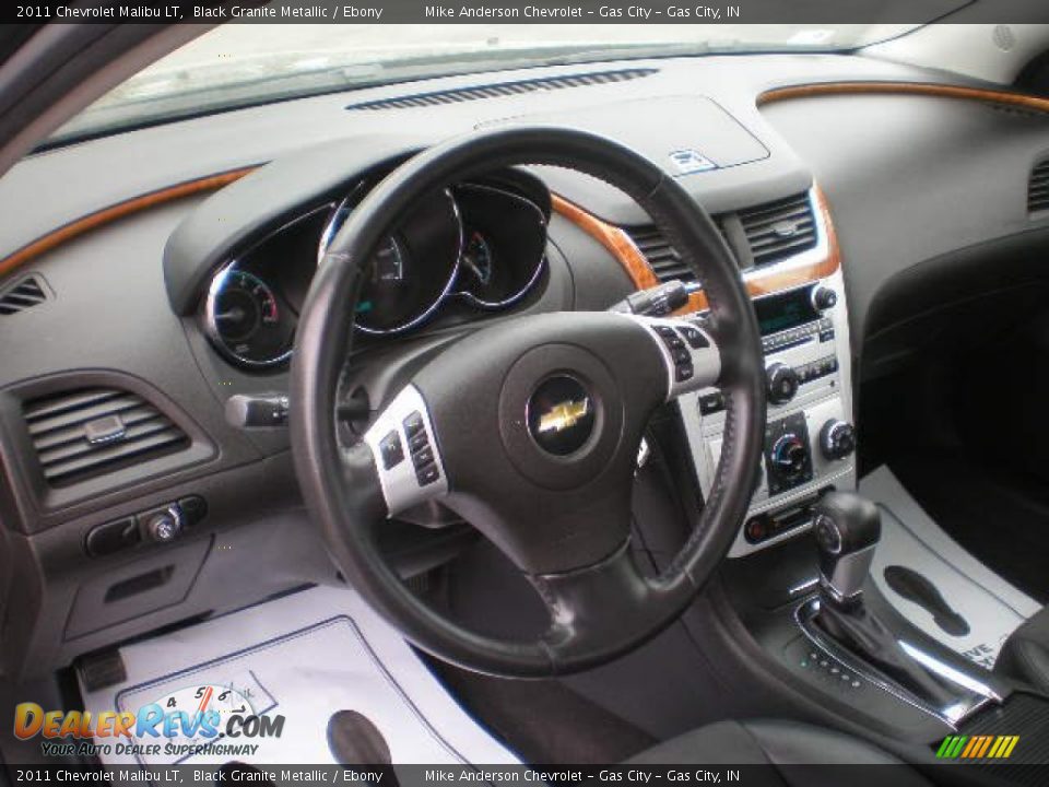 2011 Chevrolet Malibu LT Black Granite Metallic / Ebony Photo #13