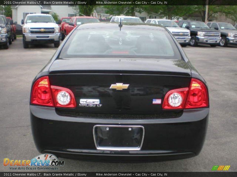 2011 Chevrolet Malibu LT Black Granite Metallic / Ebony Photo #18