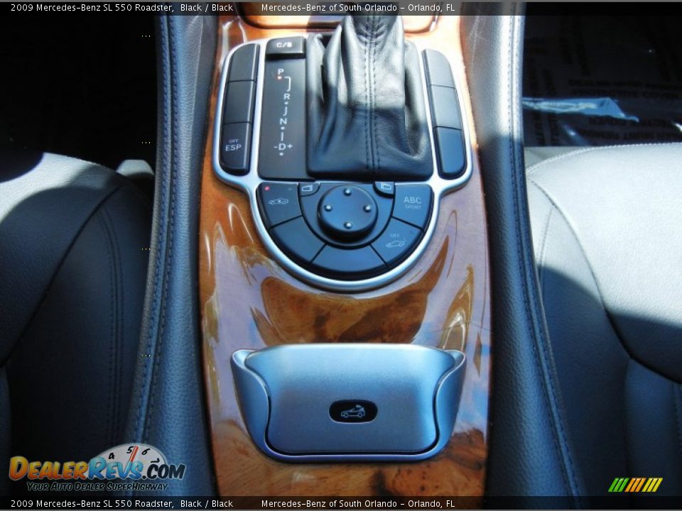 2009 Mercedes-Benz SL 550 Roadster Black / Black Photo #26