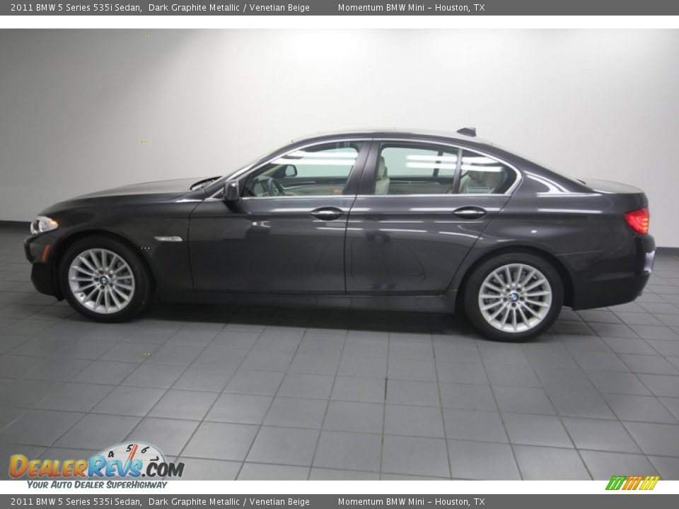Dark Graphite Metallic 2011 BMW 5 Series 535i Sedan Photo #2