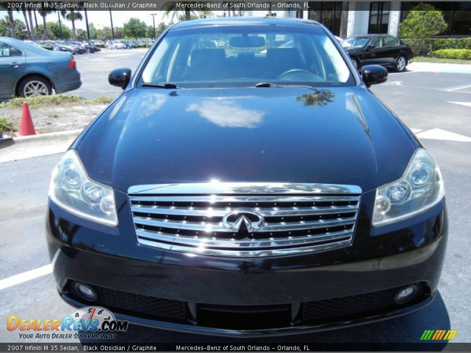 Black Obsidian 2007 Infiniti M 35 Sedan Photo #2