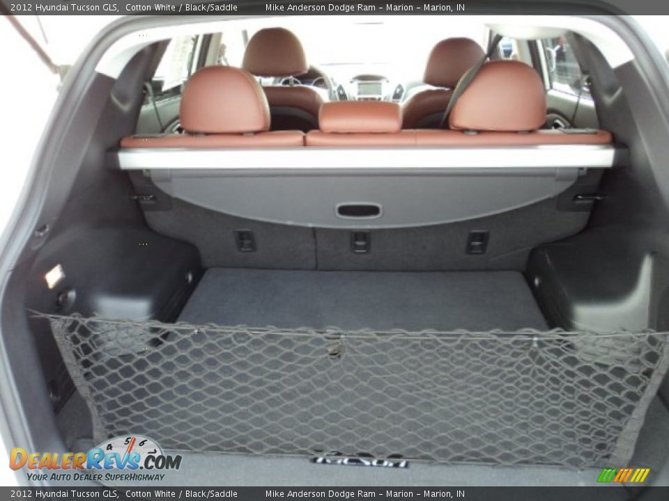 2012 Hyundai Tucson GLS Cotton White / Black/Saddle Photo #9