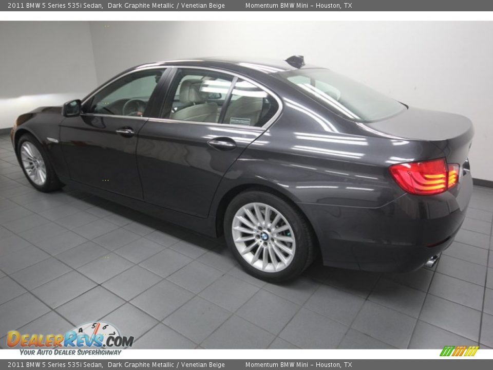 Dark Graphite Metallic 2011 BMW 5 Series 535i Sedan Photo #5