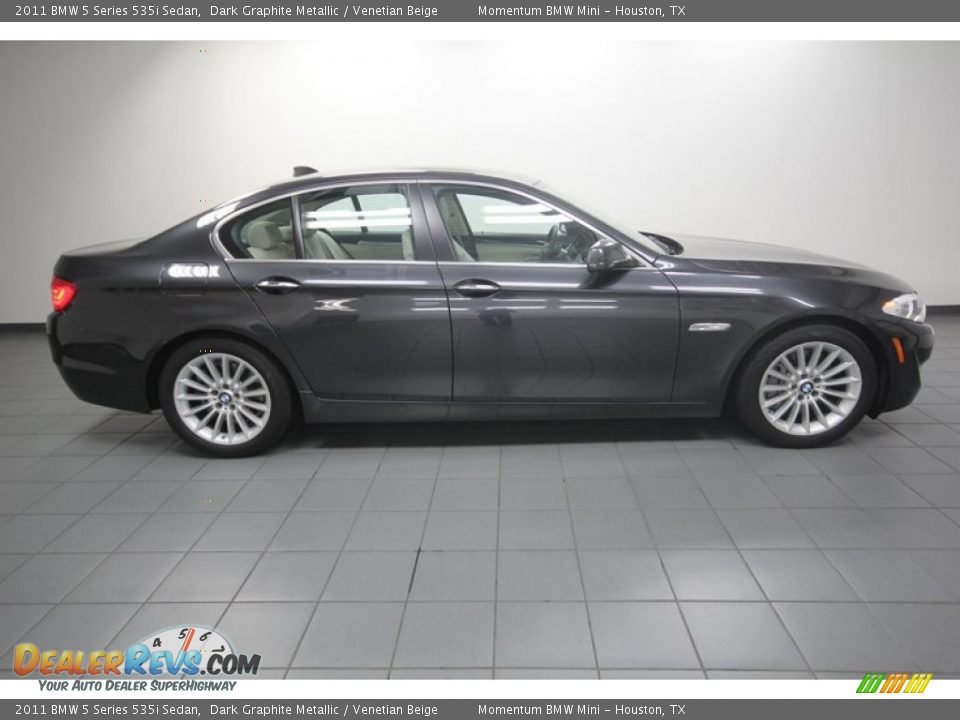 Dark Graphite Metallic 2011 BMW 5 Series 535i Sedan Photo #7