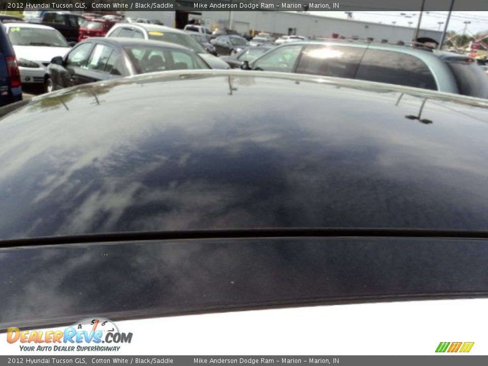 2012 Hyundai Tucson GLS Cotton White / Black/Saddle Photo #15