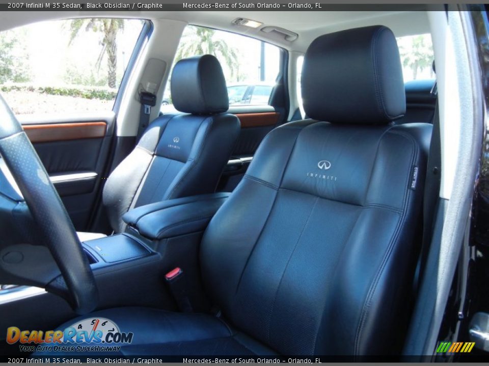 Front Seat of 2007 Infiniti M 35 Sedan Photo #12