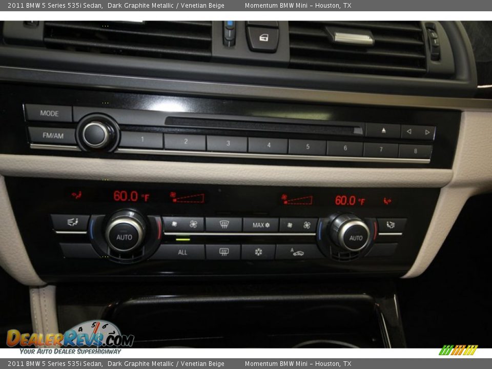 Controls of 2011 BMW 5 Series 535i Sedan Photo #23