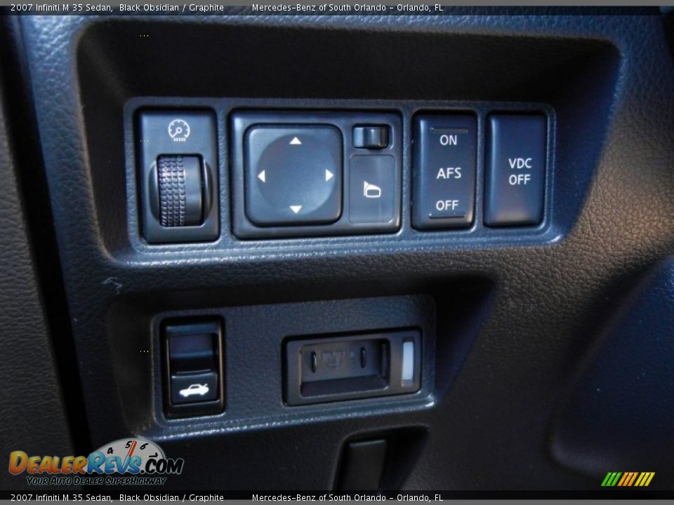 2007 Infiniti M 35 Sedan Black Obsidian / Graphite Photo #26