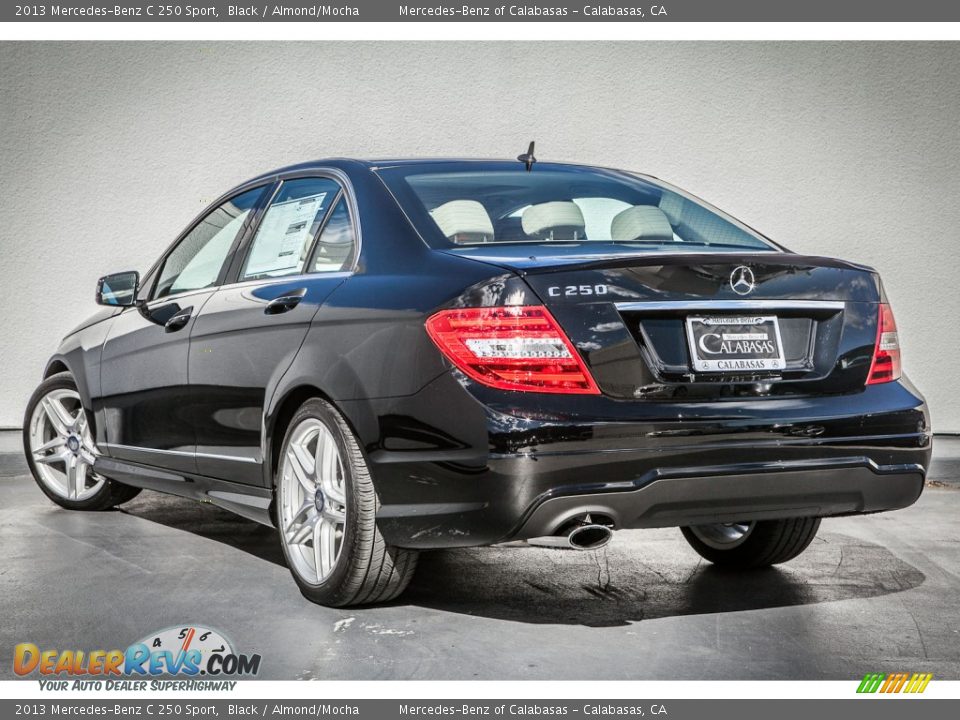 2013 Mercedes-Benz C 250 Sport Black / Almond/Mocha Photo #2