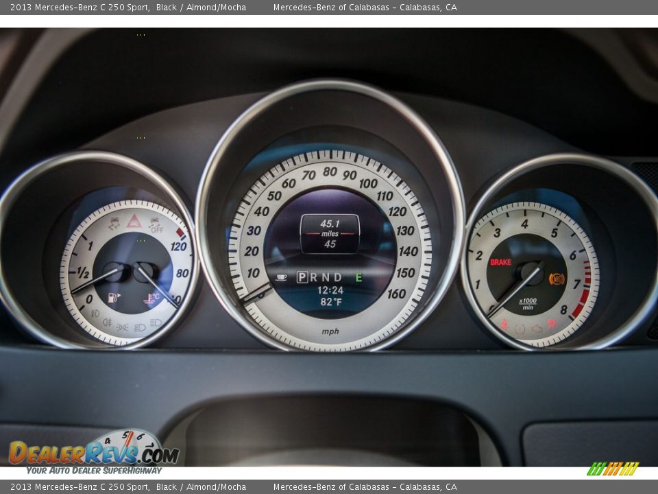 2013 Mercedes-Benz C 250 Sport Black / Almond/Mocha Photo #6